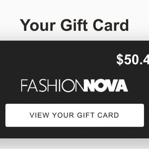 $50 Fashion Nova Gift Card